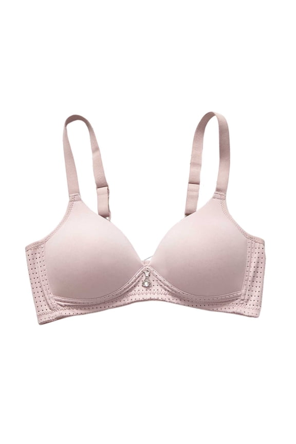 Womens Bras Plus Size Summer Thin Comfortable Breathable Push-up Adjustable Bra