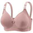 thumbnail image 1 of SROBPTY Womens Bras Plus Size Summer without Steel Rims Comfortable and Breathable Gathering Underwear Non-magnetic Thin Cup Bra, 1 of 4
