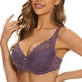 thumbnail image 1 of SROBPTY Womens Bras Plus Size Summer Wireless Fashion Comfortable Lace Strap Wrap Bra, 1 of 5