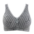 thumbnail image 1 of SROBPTY Shaping Plus Size Summer Bras for Womens Traceless Comfortable No Steel Ring Breathable Gathering Front Opening Buckle Bra, 1 of 5