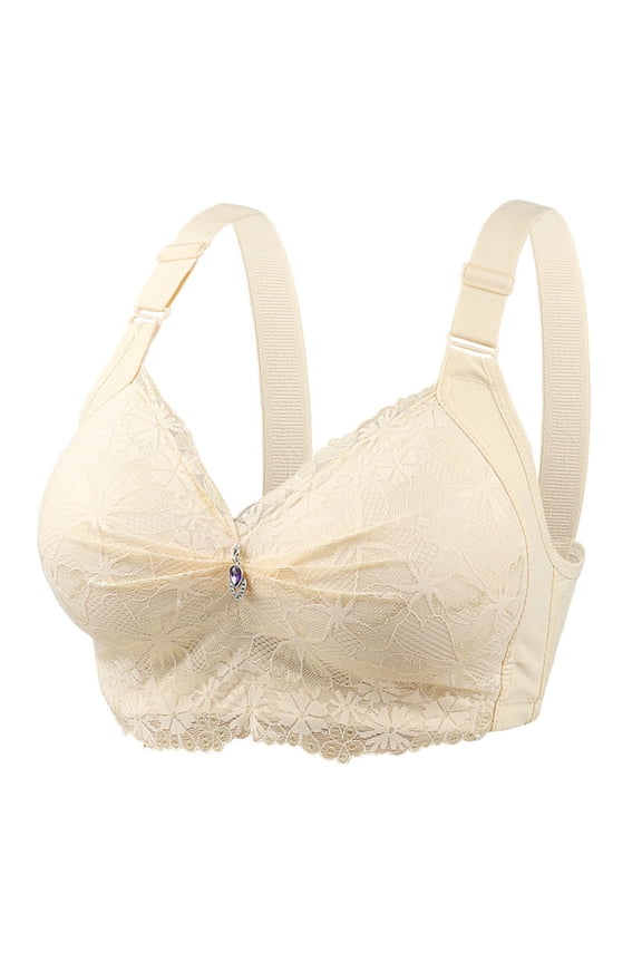 Womens Bras,Shaping Plus Size Summer Bras for Womens,Woman's Color Comfortable Hollow Out Perspective Bra Underwear No Rims