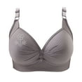 thumbnail image 1 of SROBPTY Womens Bras,Shaping Plus Size Summer Bras for Womens,Woman's Printing Gathered Together Large Size Daily Bra Underwear No Rims, 1 of 5
