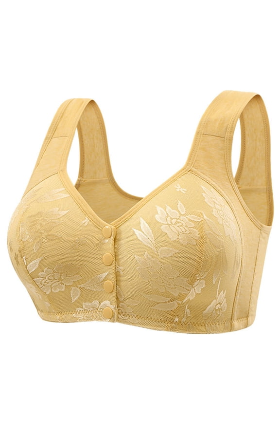 Womens Bras,Shaping Plus Size Summer Bras for Womens,Woman's Solid Color Large Bra Wide Shoulder Strap Style Breathable Plus Size Bra