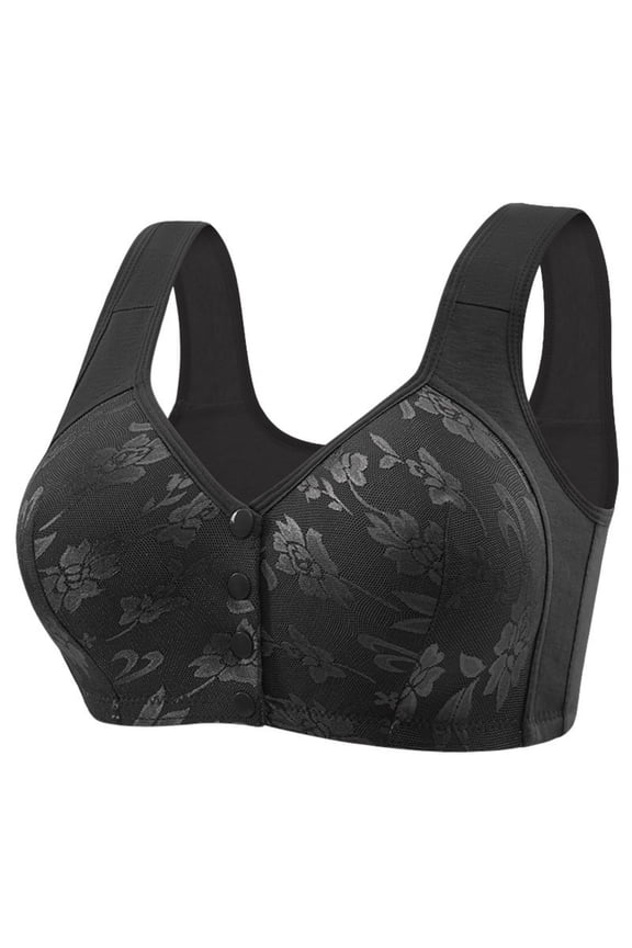 Womens Bras,Shaping Plus Size Summer Bras for Womens,Woman's Solid Color Large Bra Wide Shoulder Strap Style Breathable Plus Size Bra