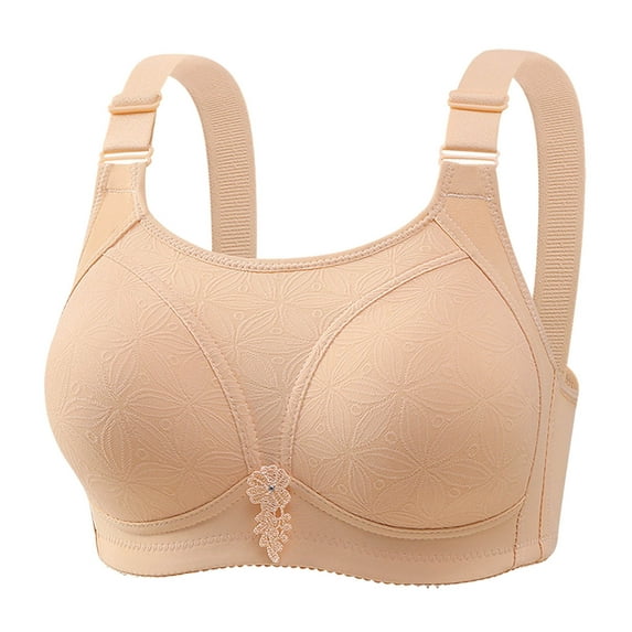 SWSTBBY Womens Bras,Shaping Plus Size Summer Bras for Womens,Women's Solid Color Maternity Sleeping Underwear No Underwear Women Daily Bra