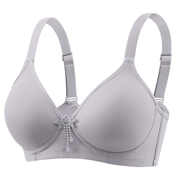 SWSTBBY Womens Bras,Shaping Plus Size Summer Bras for Womens,Women's Underwear Women's Thin Wireless Bra XL Solid Color Bra
