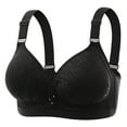 thumbnail image 1 of SROBPTY Womens Plus Size Summer Shaping Bras Lace Fixed Cup Bras, 1 of 2