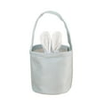 thumbnail image 1 of Saving Home Textile Storage Storage Containers With Lids Easter Basket Easter Bunny Basket Green Cute Bag With Foldable Ears Tote Bags For Easter, 1 of 6