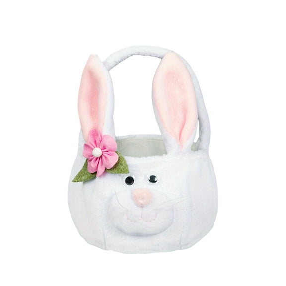 Saving Home Textile Storage Storage Containers With Lids Easter Basket Easter Bunny Basket Green Cute Bag With Foldable Ears Tote Bags For Easter