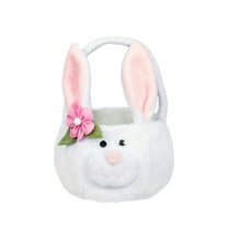 Saving Home Textile Storage Storage Containers With Lids Easter Basket Easter Bunny Basket Green Cute Bag With Foldable Ears Tote Bags For Easter
