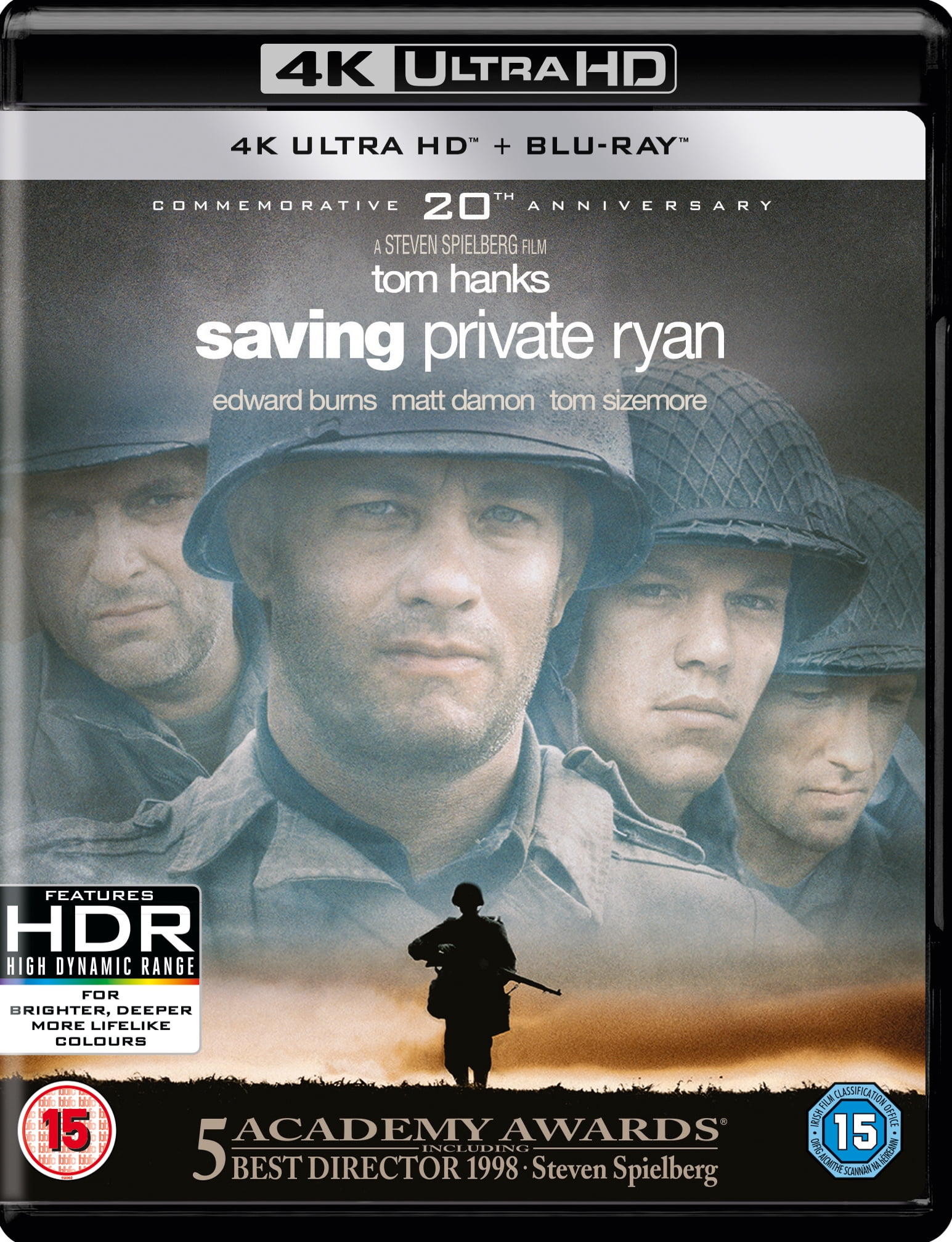 Saving Private Ryan (4K Ultra HD) Tom Sizemore Ted Danson Matt Damon Adam Goldberg Edward Burns