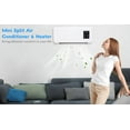 Saving! SSNTSY Air Heater Two in One Wall Mounted Mobile Air Electric