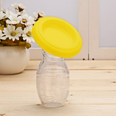Saving! SSNTSY Food Storage Manual Baby Breast Pump Food Grade Silicone Milk Collector with Lid Breastfeeding Tool