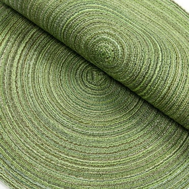 Saving! SSNTSY Placemat Round Placemats Set of 4 Round Table Placemats Braided Cotton Place Mats 15 Inch for Kitchen Dining Table Holiday Party
