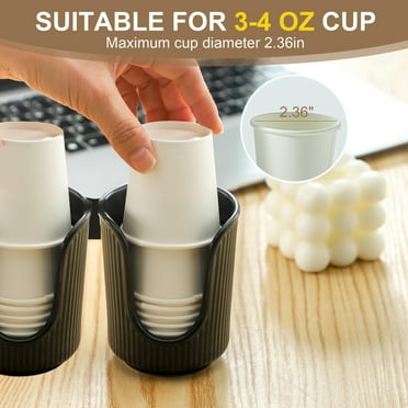 Plastic Bathroom Cup Dispenser With Vertical Stripes Paper Cup Holder ...