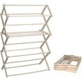 thumbnail image 1 of Saving Shepherd Clothes Drying Rack - 52¾"H x 36" W Folding Maple Wood Amish Handmade in Lancaster, PA USA, 1 of 5
