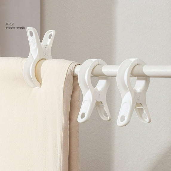 Savings 50% Off 2PCS Plastic Beach Towel Clips Quilting Clamps Blanket Clothes Pin Windproof Clothes Clip Laundry Clothes Drying Clip for Clothes Chip Windproof Clothespin Sock at Home Beach Chair