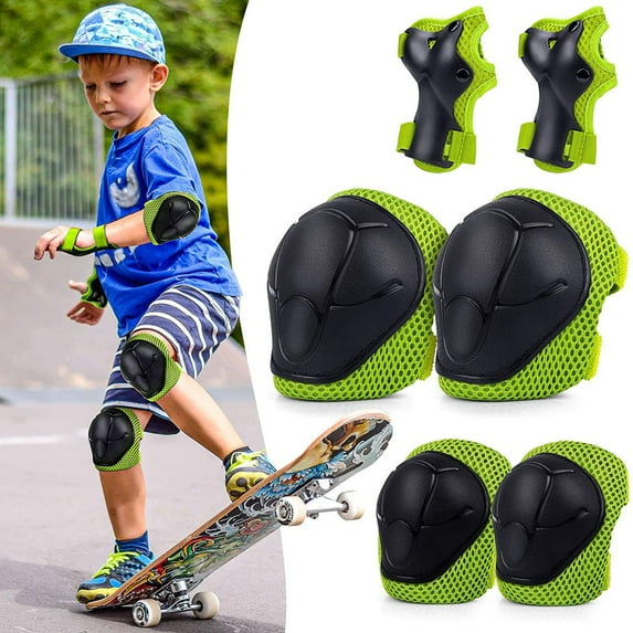 6 In 1 Protective Gear Knee Pads Set Gifts Knee And Elbow Pads