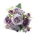 thumbnail image 1 of Anckoeil Beautiful Artificial Silk Fake Flowers Wedding Valentines Bouquet Bridal Decor, 1 of 8