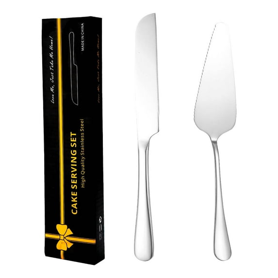 Anckoeil Kitchen Utensils and Gadgets Cutlery Set 2-Piece Stainless Steel Cutlery Set Knife Spoon Set Cutlery Set Mirror Polished Edges