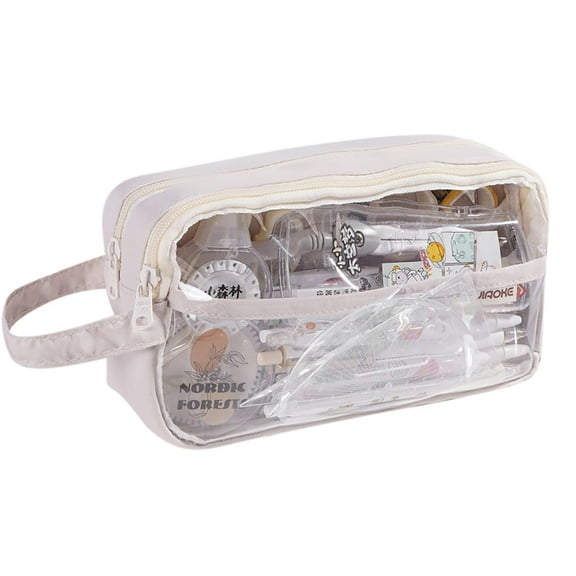 Big Pencil Pouch, Pencil Pouch Cute, Office Organizer for Teens Adults, Back Supplies Under $5