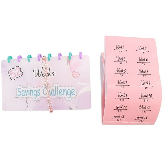Savings Binder, 52 Week Savings Challenge, Money Saving Binder, Reusable Budget Book wi mj1412