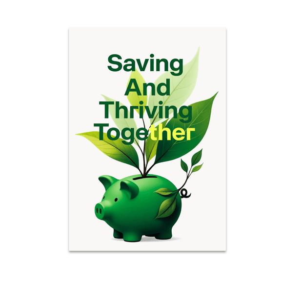 Savings Challenge Motivation Poster - Personal Finance Enthusiast - 13x19 Poster Print