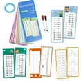 thumbnail image 1 of 15Pcs Subtraction Flash Cards, Math Flash Cards with 2 Dry Erase Pens 1 Rings, Educational Time Table Flash Cards for 1st to 3rd Grades Fun Learning with Math Game, 1 of 6
