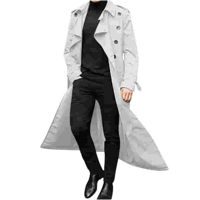 【関税&送料込み】Off-White Coats Savings Clearance 2024! Funicet Man's Double Breasted Trench