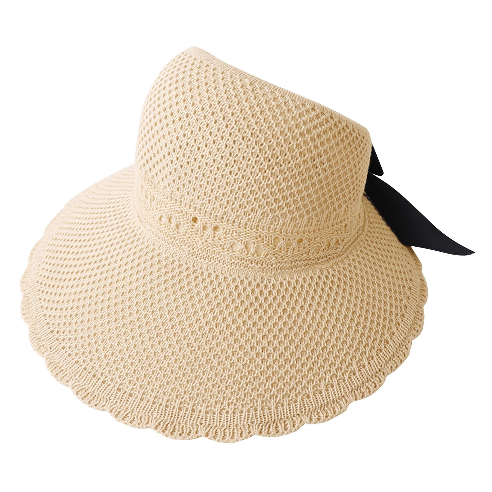 Savings Clearance 2024!Lokdsa Summer Beach Top Able Open Hat Wide Visor