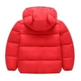 thumbnail image 1 of Savings Clearance 2024! TAGOLD Kids Coats Winter Children's Lamb Velvet Cotton-padded Rabbit Ears Padded Baby Cotton-padded Jacket, 1 of 3