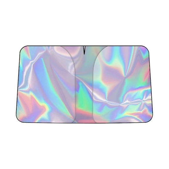 Amvlyk 53x26/57x32inch Car Sunshade Front Thickened Sun Block Summer Sunscreen Heat Insulation Car Cool Car Sunshade Curtains