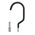 thumbnail image 1 of Heavy Duty Bike Storage Hooks, 6PC Metal Garage Wall Ceiling Rack for Bicycles, Tools, Ladders, Shovels, 1KG Load-Bearing, Durable Garage Organization, 1 of 3