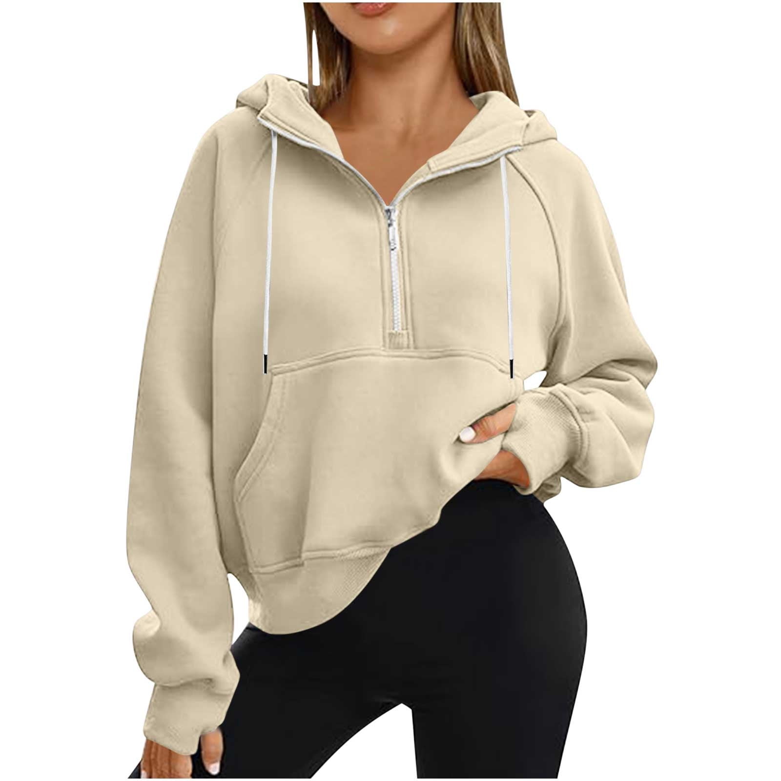 Gap Women's 1969 Logo Lightweight Fleece Pullover Hoodie W