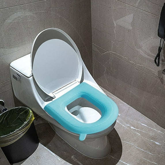 Cushion Toilet Seat High Foam EVA Toilet Seat Cover for Bathroom,Waterproof Household Padded Toilet Seat,Washable Toilet Seat Cushion,Toilet Seat Ring for All Seasons