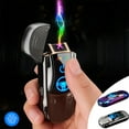 thumbnail image 1 of Dianli Sports Car Design USB Rechargeable Lighter, Dual Arc Windproof Plasma, Type-C, Fingerprint Touch, LED Indicator, Multicolor, Portable for Outdoor, Gift Ready Today’s Must-Have Bargains, 1 of 7