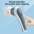 thumbnail image 1 of Savings Electric Rechargeable Cleaning Tools,Grout Brush, Electric Cleaning Brush With 3 Brush Heads,Suitable For Bathroom Wall Tiles Floor Bathtub Kitchen, Household Essentials by Room, 1 of 7