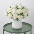 thumbnail image 1 of European Simulation Flower Xiangfei Rose Bouquet 9 Heads Home Living Room Decoration Flower Arrangement Fake Flower Decoration High-end Simulation Flower Art, Room Decorations, 1 of 7