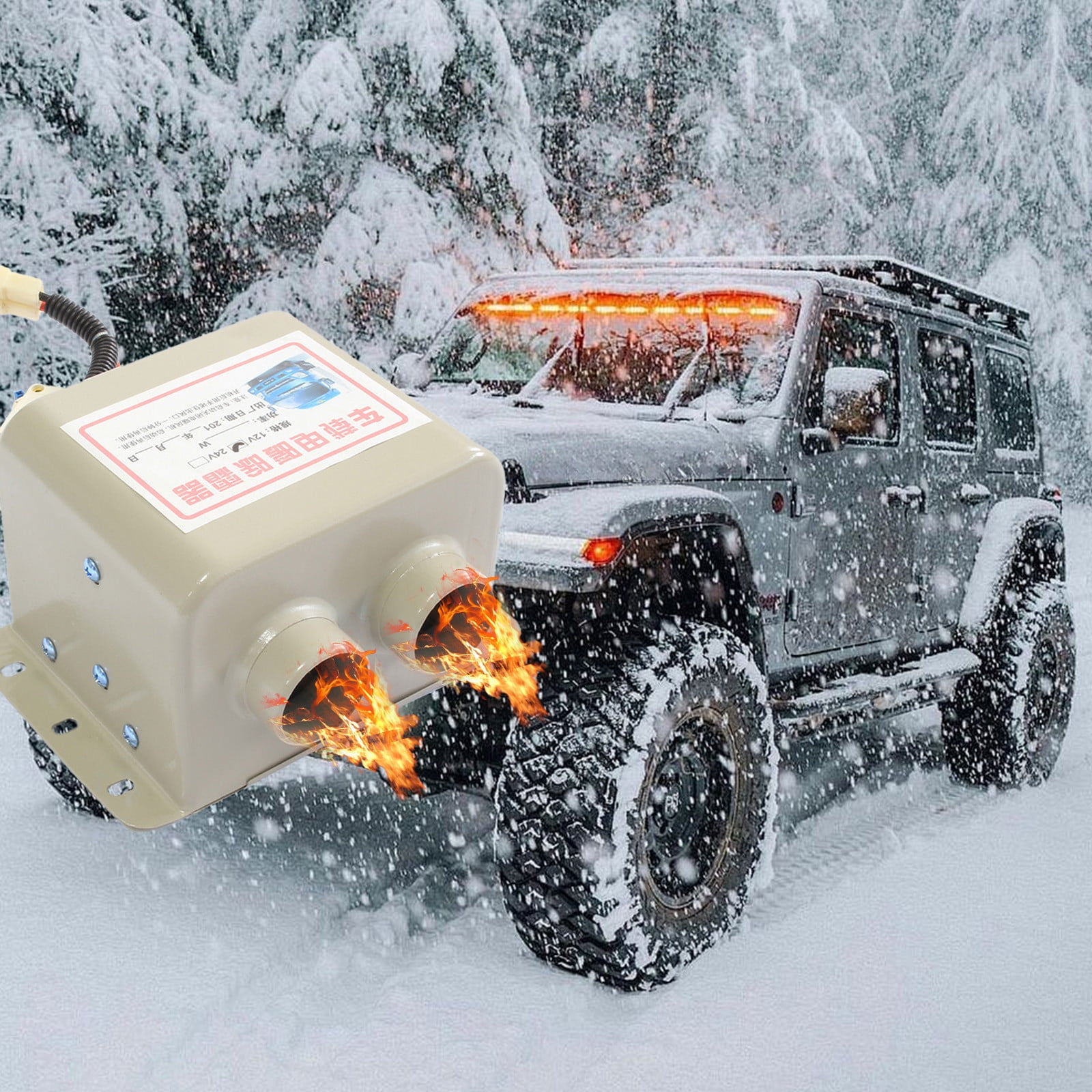 Savings! HauiWeiLyai Car Heater 12v Car Heater Truck Electric Warm Sky