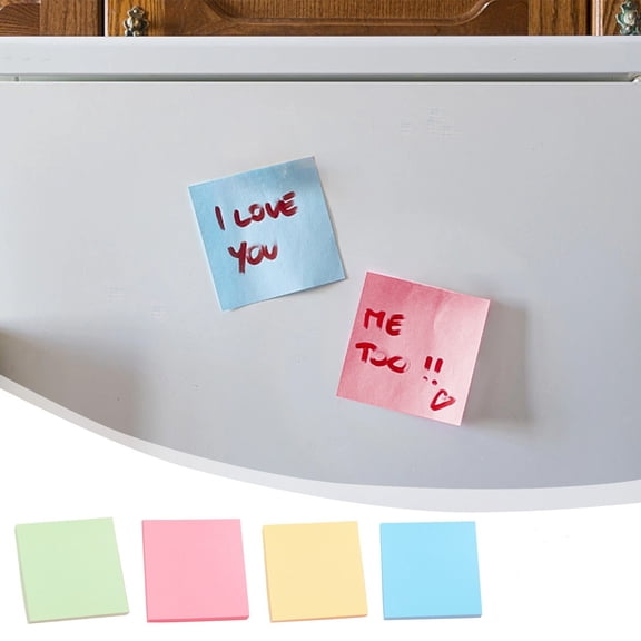 Kcavykas Colorful Sticky Notes Set, Small Tearable Creative Sticky Pads, Student Office Memo Notes for Study and Planning Gift