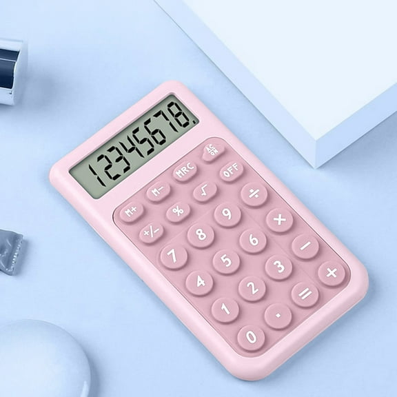 Kcavykas High Beauty Mini Calculator | Cute Office & Student Calculator | Small and Functional for Everyday Use