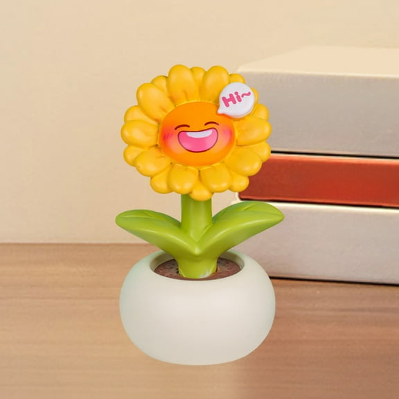 Kcavykas Rustic Style Home Decor Accents Mini Resin Cactus Potted Plant, Decorative Ornament for Desk, Home, or Car Interior Limited-Time Clearance Savings