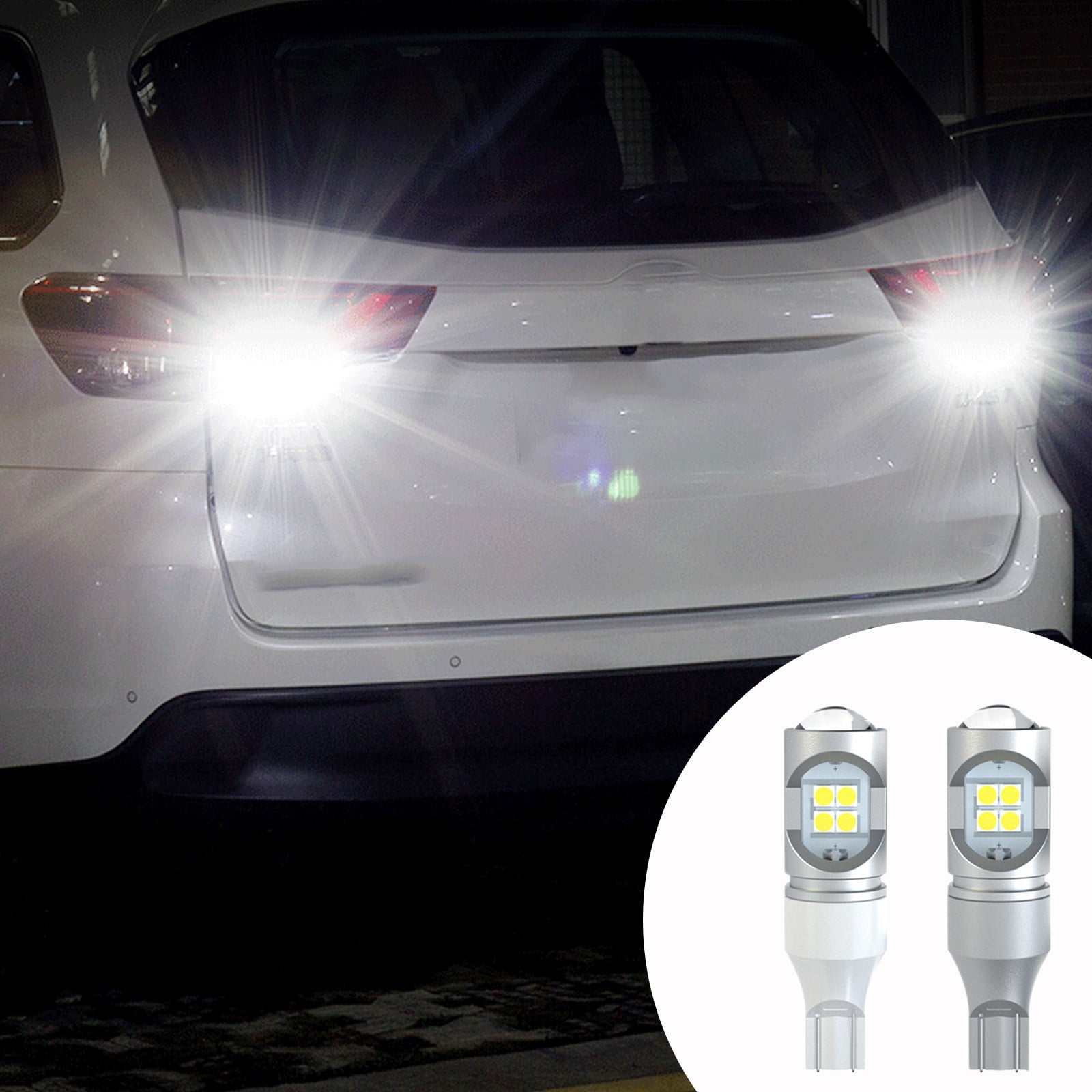 Savings Kcavykas Ultra-Bright LED Reverse Backup Lights for Cars \u0026 Trucks Waterproof Super White, Easy Plug \u0026 Play Installation, Enhanced Night Visibility On-Trend Low Spend