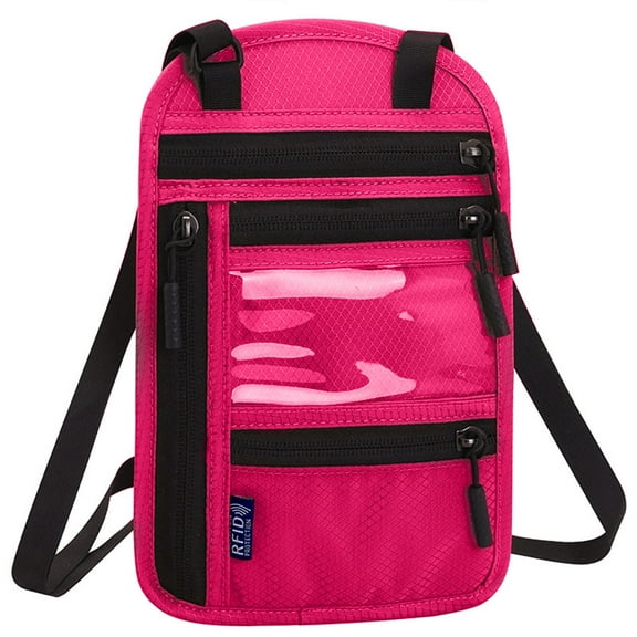 Multifunctional Passport Bag Crossbody Shoulder Storage Bag, Organization and Storage