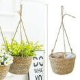 Savings! NIHOND Flower Pot Hanging Cattail Plant Basket Hanging Basket