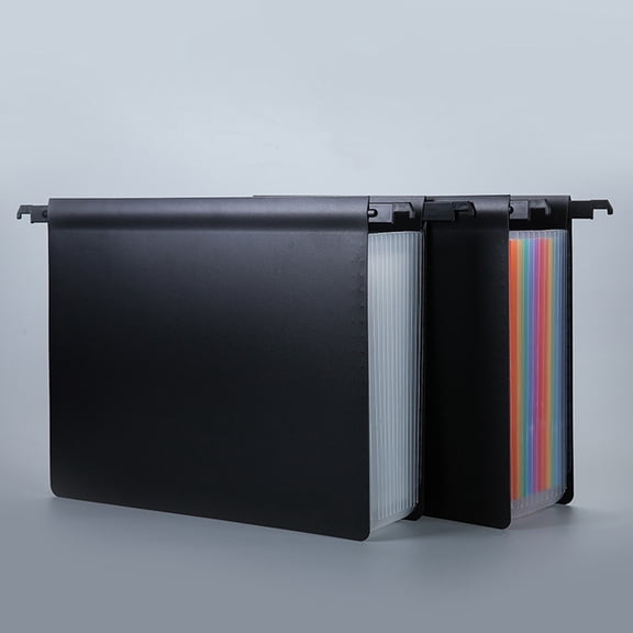 Nsxcdh File Storage Organizer Bag Large Capacity 25-Compartment Multi-Layer A4 Hanging Test Paper Folder for School Office Document Management Gift