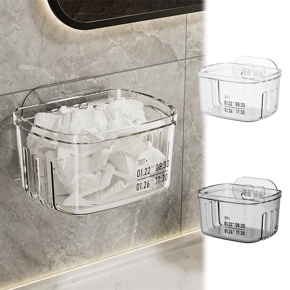 Nsxcdh Garlic Onion Ginger Wall Storage Basket,Punch-Free Hanging Kitchen Rack for Vegetable Drainage and Seasoning Storage