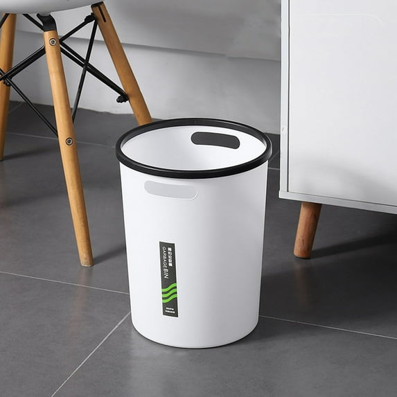 Savings Nsxcdh Large Capacity Open Top Trash Bin Household Wastebasket for Living Room, Office, or Restaurant Durable Plastic Garbage Barrel Festive Season Discount Offers