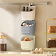 thumbnail image 1 of Nsxcdh Multi-Layer Bathroom Storage Basket Wall-Mounted Storage Solution for Kitchen and Bathroom Miscellaneous Organization, 1 of 7