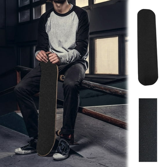 Nsxcdh Skateboard Grip Tape 8x32 Inch Black Non-Slip Griptape Durable Deck Traction for Skateboards,Scooters,or Longboards